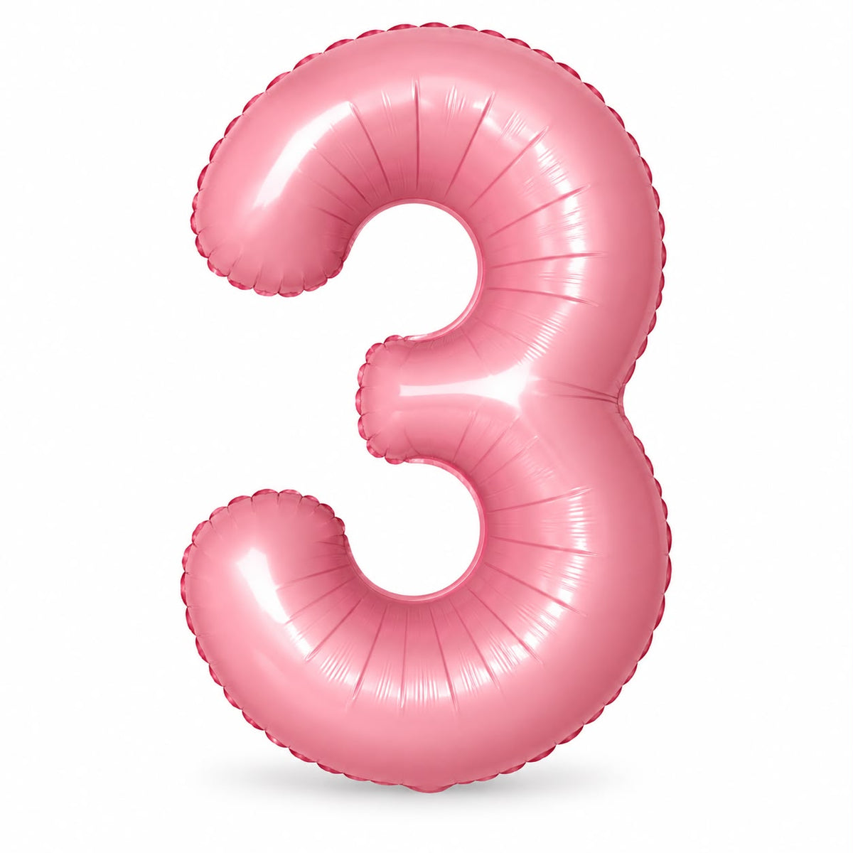 Globo Número rosa. 3