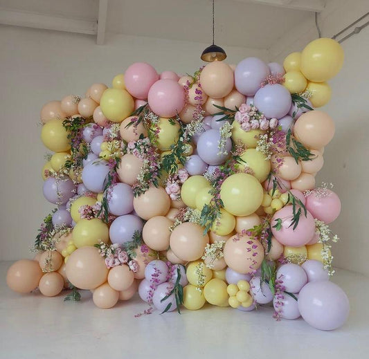 Pared de globos para eventos