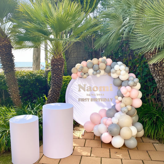 Arco de globos de cumpleaños