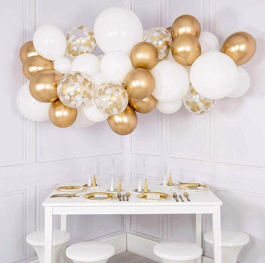 Guirnalda de globos para bautizo