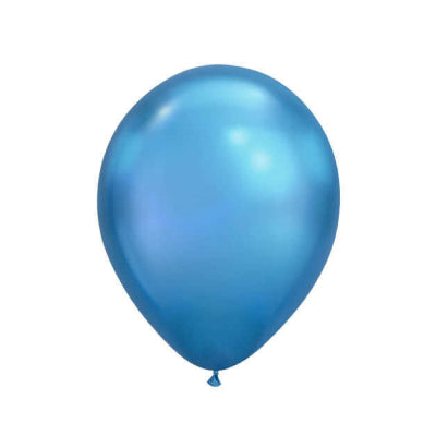 Globo de Látex cromado Azul