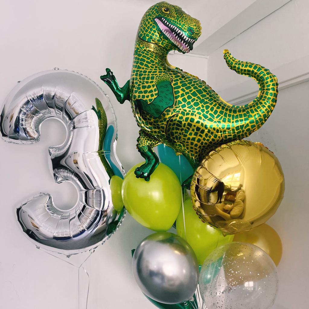 Ramo de globos Dinosaurio