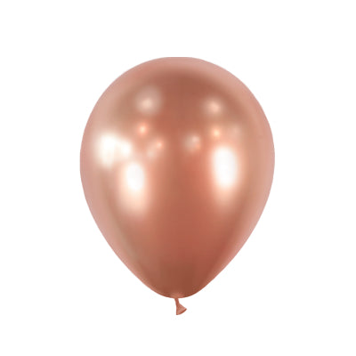 Globo de látex cromado rosa-oro 18" (45cm)