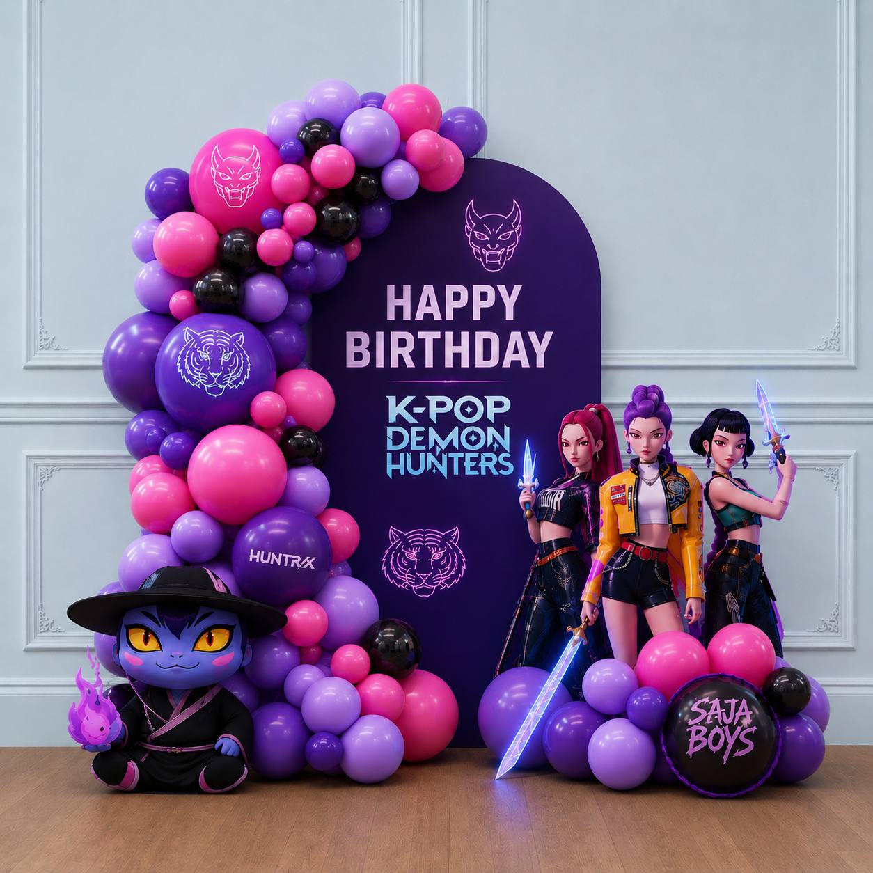 Arco de Globos Temático para Cumpleaños Infantiles
